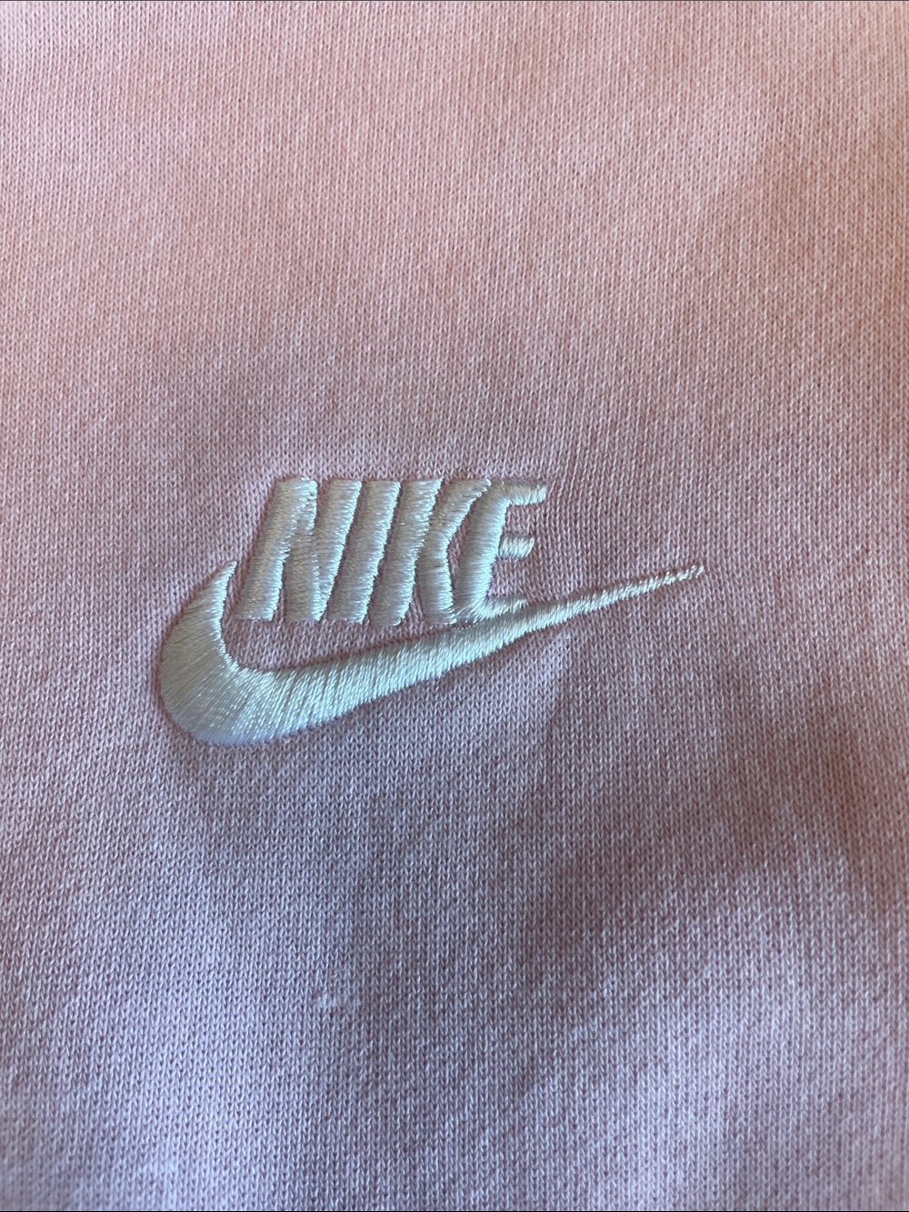 Nike Kids Light Pink Hoodie with White Logo - Picture 2 of 4